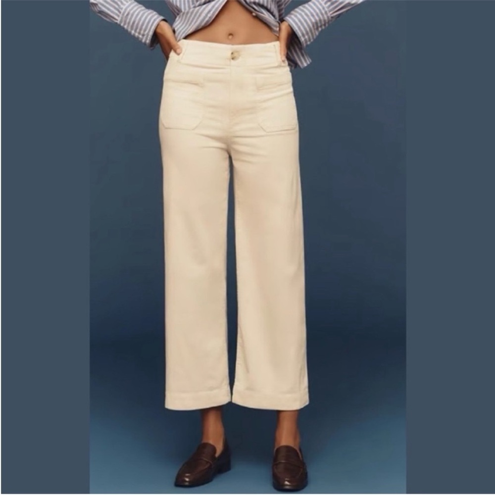 Maeve Colette corduroy crop wide leg pants - Picture 8 of 9